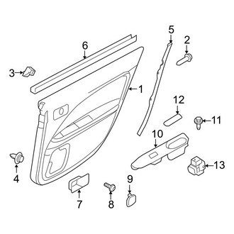 Ford OE - Rear Door - Interior Trim (Flex / Gas)