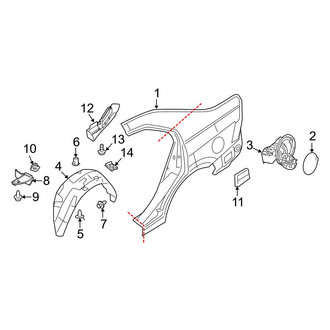 Ford OE - Quarter Panel & Components (Flex / Gas)