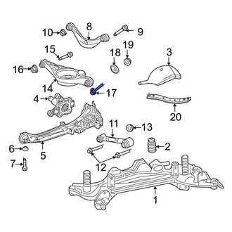 Ford OE - Rear Lower Suspension Control Arm Bolt
