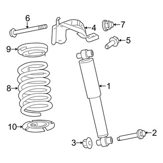 Ford OE - Rear Suspension - Shocks & Components (FWD)