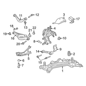 Ford OE - Rear Suspension - Suspension Components (AWD)