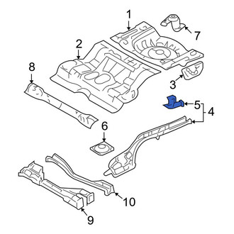 Ford OE - Rear Left Bumper Cover Bracket