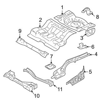 2010 Ford Fusion Rocker Panels & Floors — CARiD.com