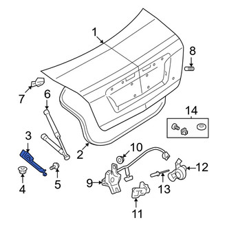 Ford OE - Rear Left Deck Lid Hinge