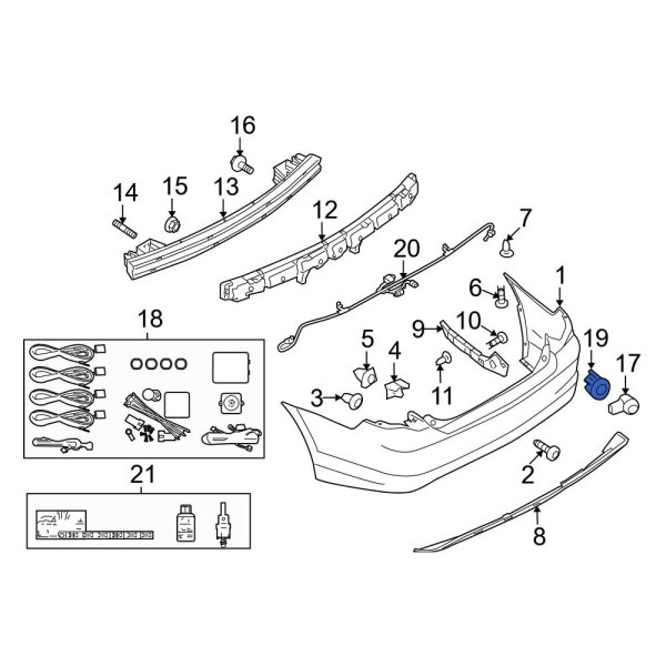 Parking Aid Sensor Bracket