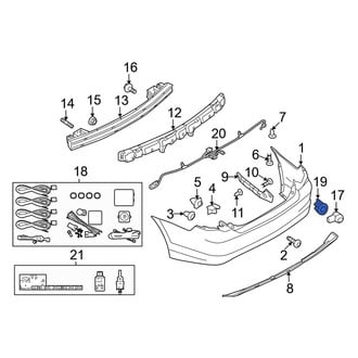 Ford OE - Rear Parking Aid Sensor Bracket