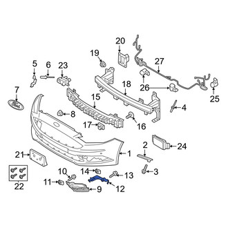 Ford OE - Left Fog Light Trim Bracket