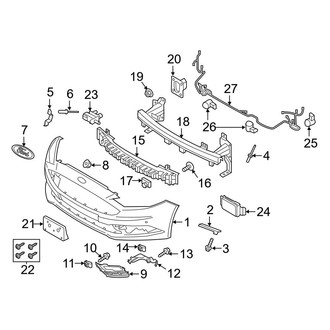 Ford OE - Front Bumper & Grille - Bumper & Components (Sport)