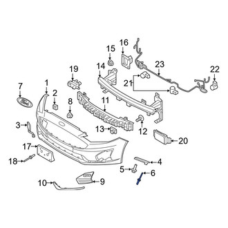 Ford OE - Bumper Cover Rivet