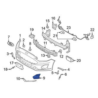 Ford OE - Front Right Bumper Cover Spacer Panel
