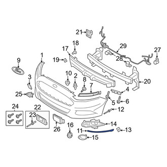 Ford OE - Front Left Valance Panel