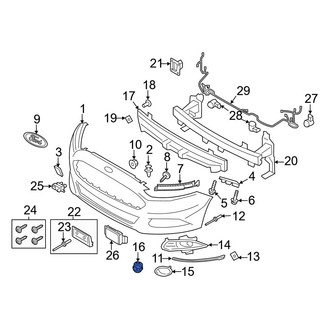 Ford OE - Front Left Jack Plug Cover