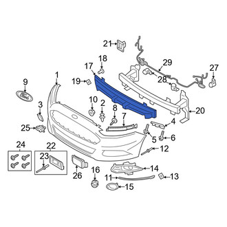 Ford OE - Front Bumper Impact Absorber