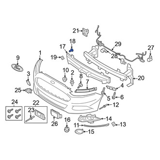 Ford OE - Fog Light Bolt