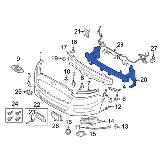 Ford OE - Front Bumper Impact Bar