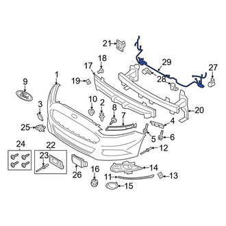 Ford OE - Front Headlight Wiring Harness