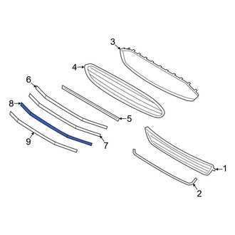 Ford OE - Front Lower Center Grille Molding