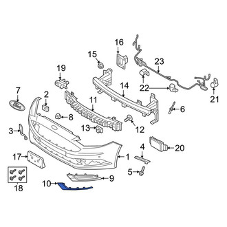 Ford OE - Front Left Bumper Trim