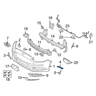 Ford OE - Front Left Bumper Cover Bracket