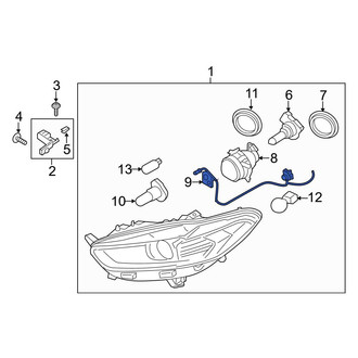 Ford OE - Front Headlight Wiring Harness