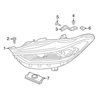 Ford OE - Front Lamps - Headlamp Components (LED)