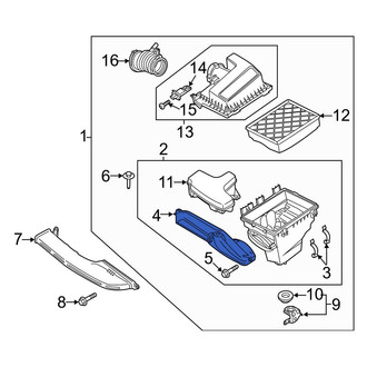 Ford OE - Engine Air Intake Hose