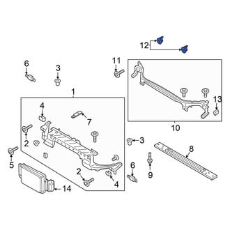 Ford OE - Radiator Support Bracket