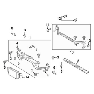 Ford OE - Radiator Support (2.7L)
