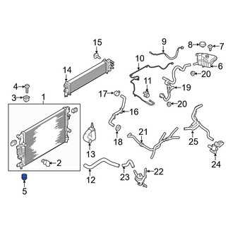 Ford OE - Lower Radiator Insulator