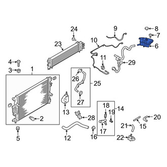 Ford OE - Engine Coolant Reservoir