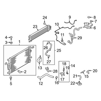 Ford OE - Cooling System Bypass Line Adapter