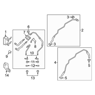 Ford OE - Cooling - Trans Oil Cooler (1.6L Automatic Tr)