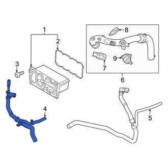 Ford OE - Turbocharger Coolant Line