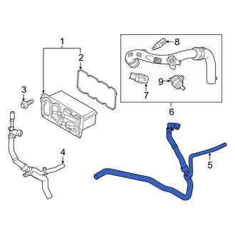 Ford OE - Lower Radiator Coolant Hose