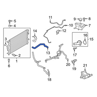 Ford OE - Upper Radiator Coolant Hose