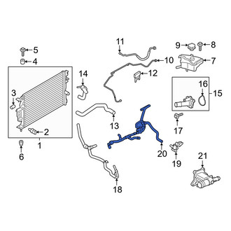 Ford OE - Upper Radiator Coolant Hose