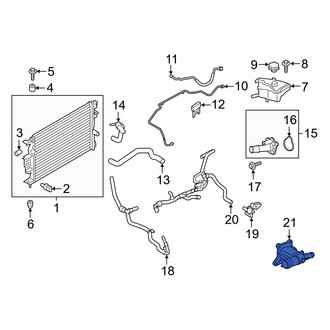 Ford OE - Cooling System Bypass Line Adapter