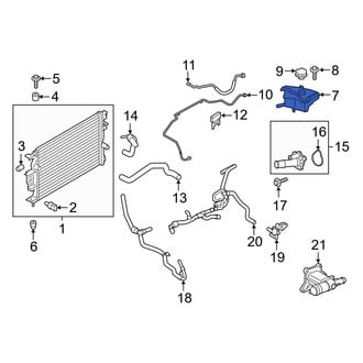 Ford OE - Engine Coolant Reservoir