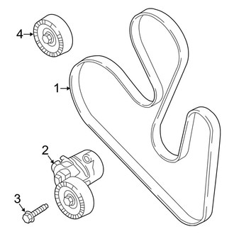 Ford OE - Cooling - Belts & Pulleys (2.7L)