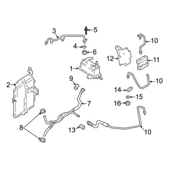 Ford OE - Automatic Transmission Oil Cooler Hose Banjo Bolt