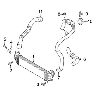 Ford OE - Cooling - Intercooler (2.7L)