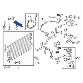 Ford OE - Engine Coolant Reservoir