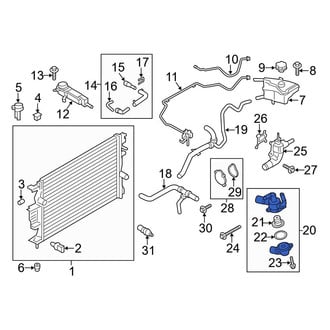 Ford OE - Engine Coolant Thermostat Kit