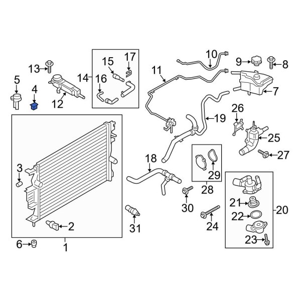 Radiator Insulator