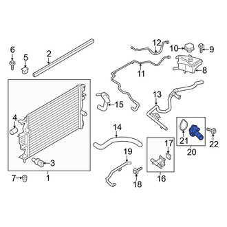 Ford OE - Engine Coolant Thermostat Kit