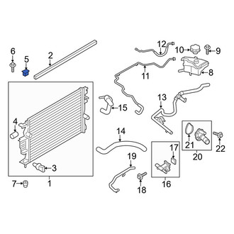 Ford OE - Upper Radiator Insulator