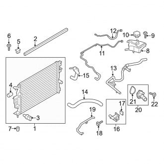 2014 Ford Fusion OEM Engine Cooling Parts | Radiators — CARiD.com