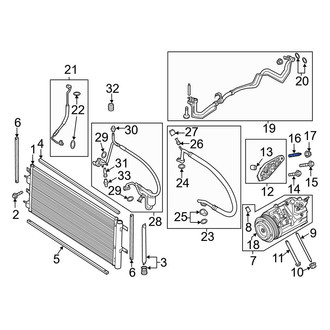 Ford OE - A/C Compressor Stud
