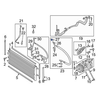 Ford OE - A/C Service Valve Cap