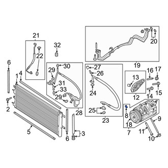 Ford OE - A/C Compressor Bolt Sleeve